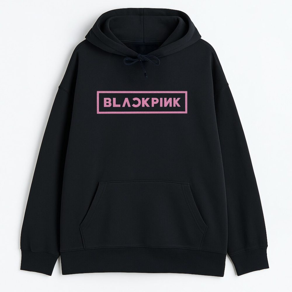 Bluza z kapturem Blackpink Logo — zdjęcie 2