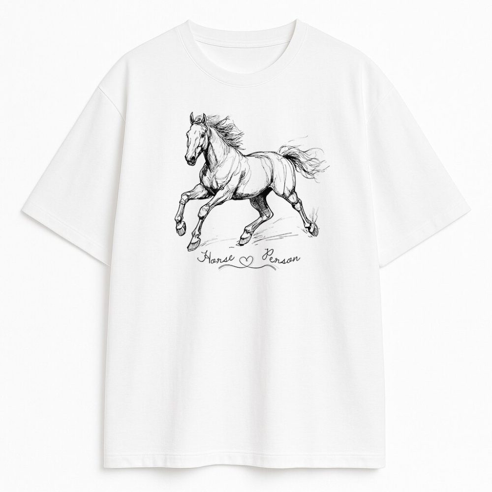 T-shirt Horse Person — zdjęcie 2