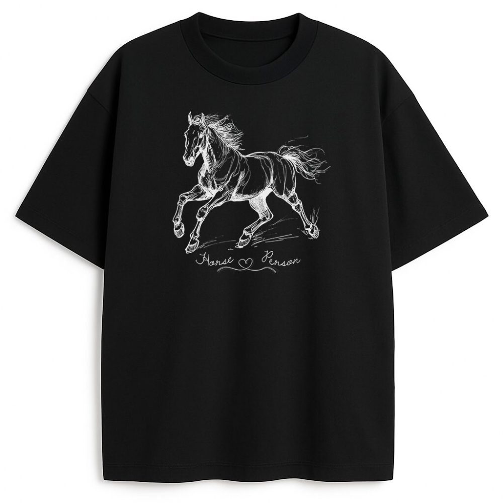 T-shirt Horse Person — zdjęcie 3
