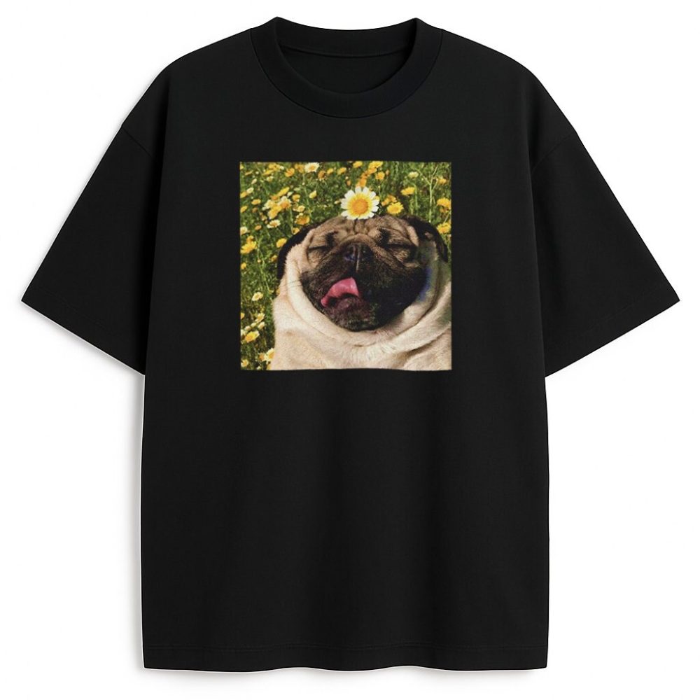 T-shirt Pugs Chill — zdjęcie 4
