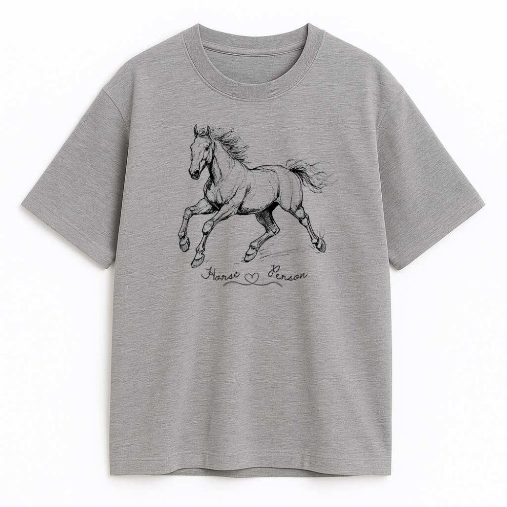 T-shirt Horse Person — zdjęcie 1