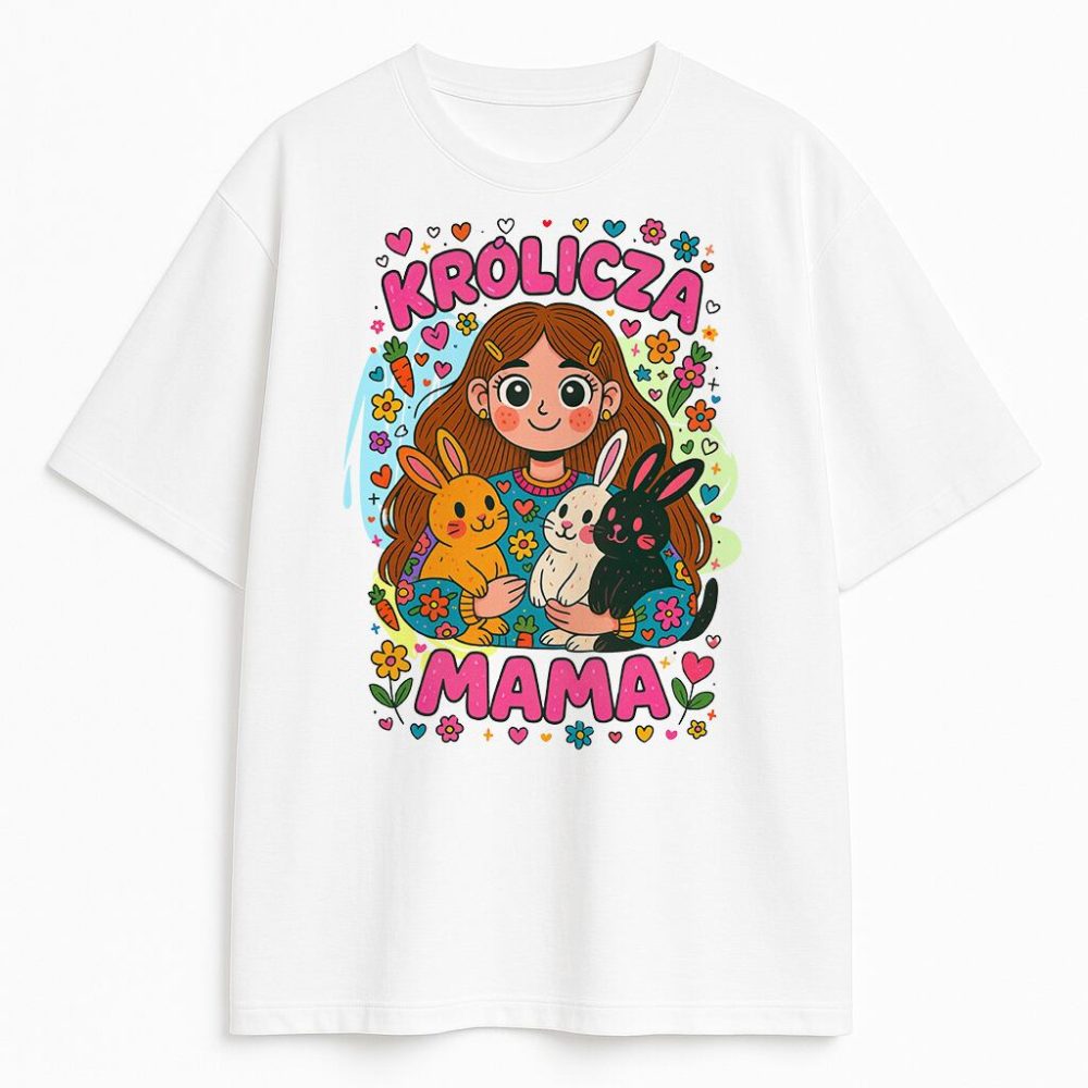 T-shirt Królicza Mama — zdjęcie 1