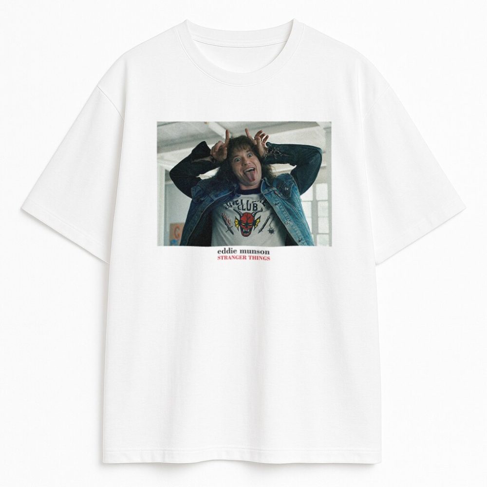 T-shirt Eddie Munson Stranger Things — zdjęcie 2