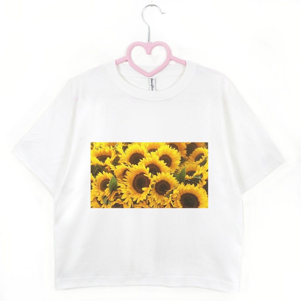 Crop top Sunflowers — zdjęcie 2
