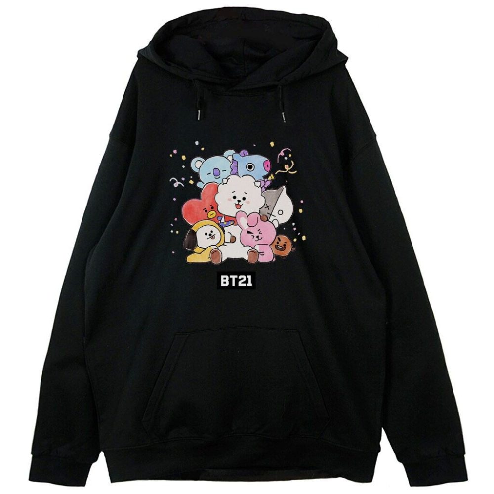 Bluza z kapturem BT21 Happy Friends — zdjęcie 2