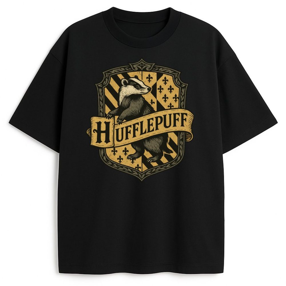 T-shirt Hufflepuff Harry Potter — zdjęcie 3
