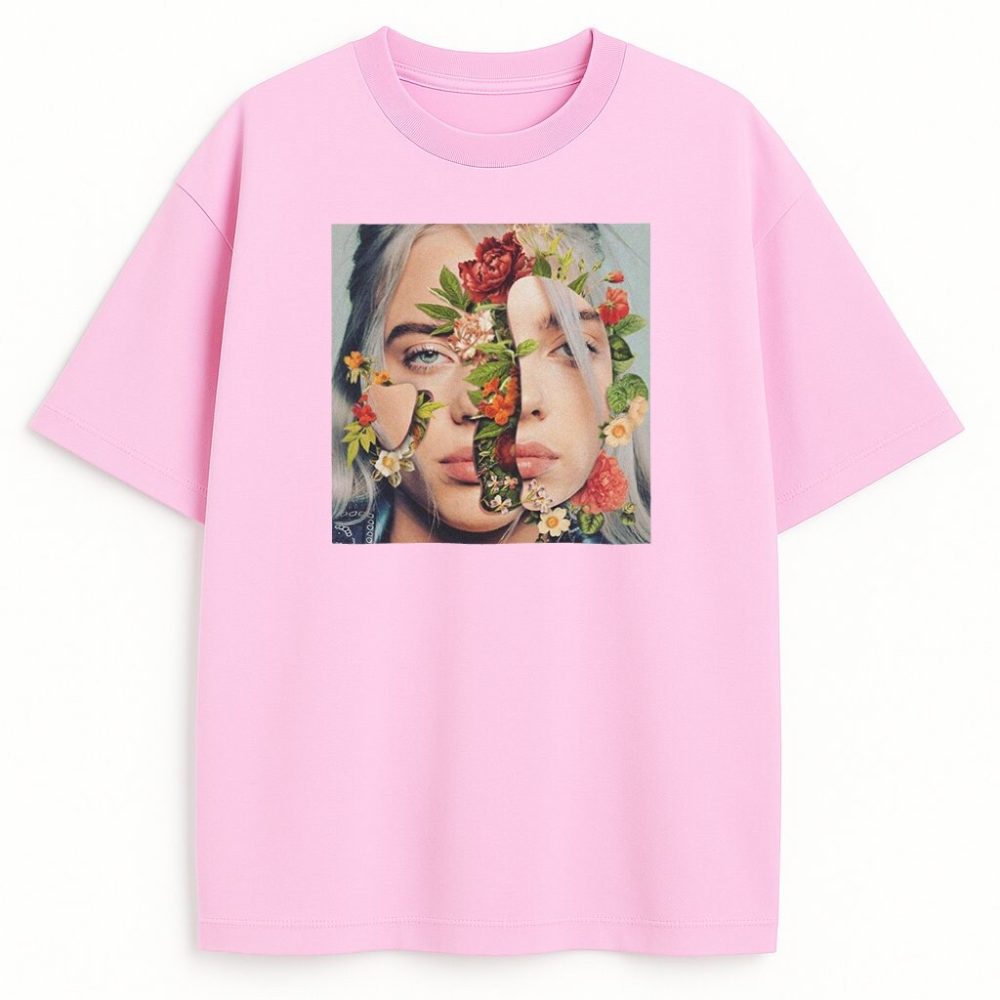T-shirt Billie Eilish Flowers Wyprzedaż — zdjęcie 1