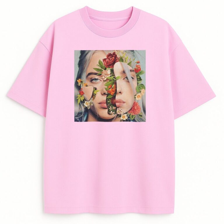T-shirt Billie Eilish Flowers Wyprzedaż
