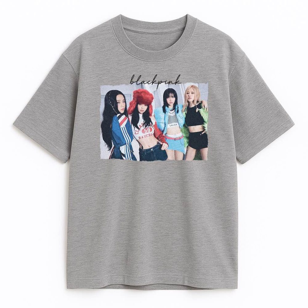 T-shirt Blackpink Shut Down — zdjęcie 2