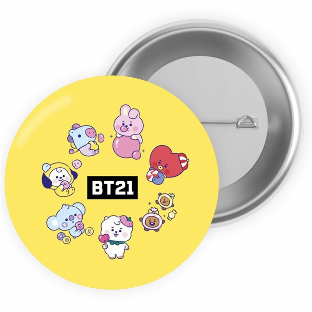 Przypinka BT21 Yellow — zdjęcie 1