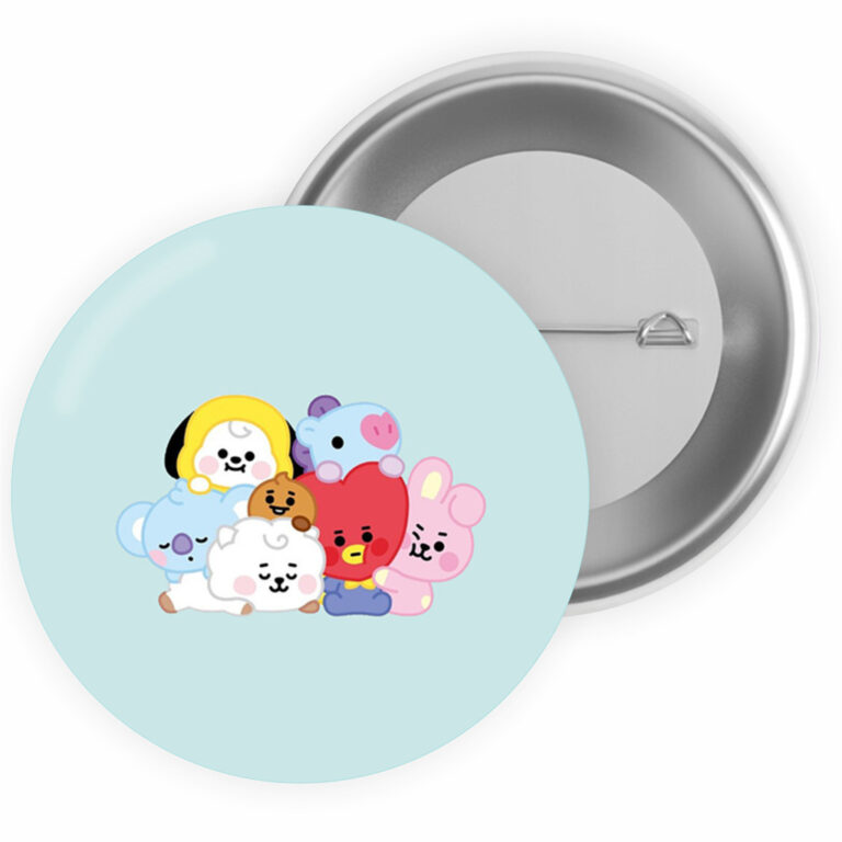 Przypinka BT21 Blue