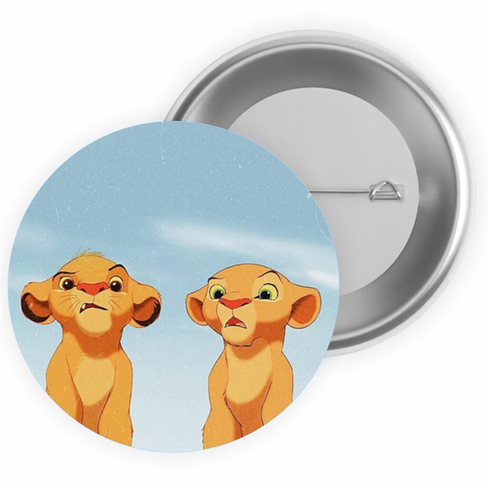 Przypinka Simba i Nala Król Lew — zdjęcie 1