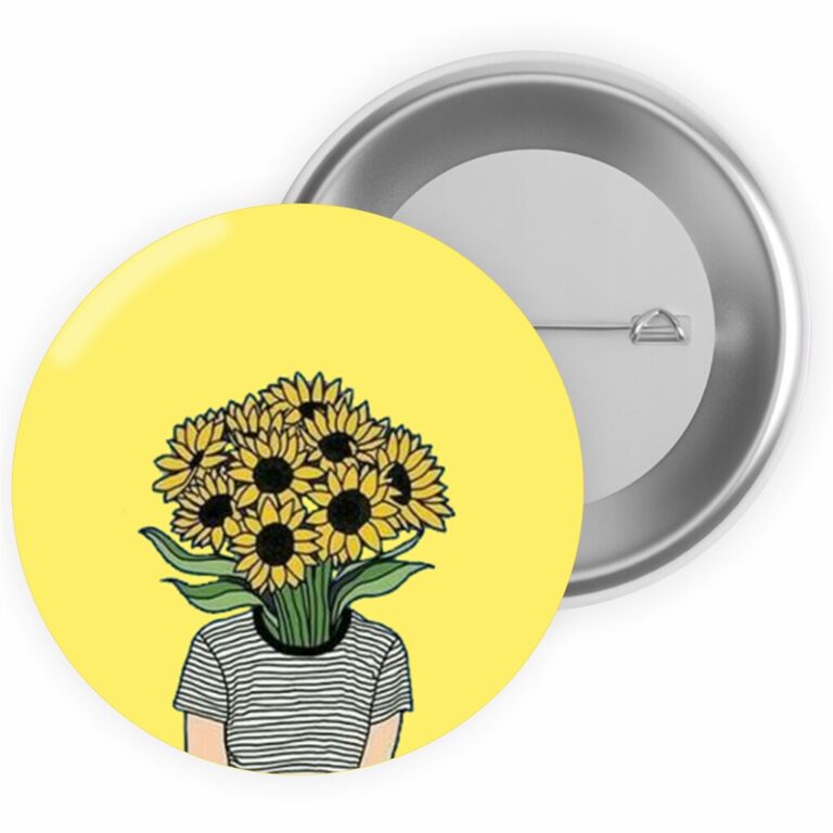 Przypinka Sunflowers in Head