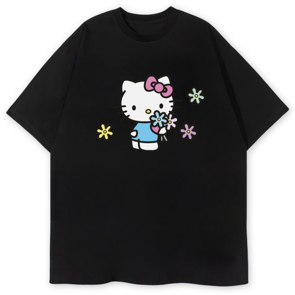 T-shirt Hello Kitty Flowers Wyprzedaż — zdjęcie 2