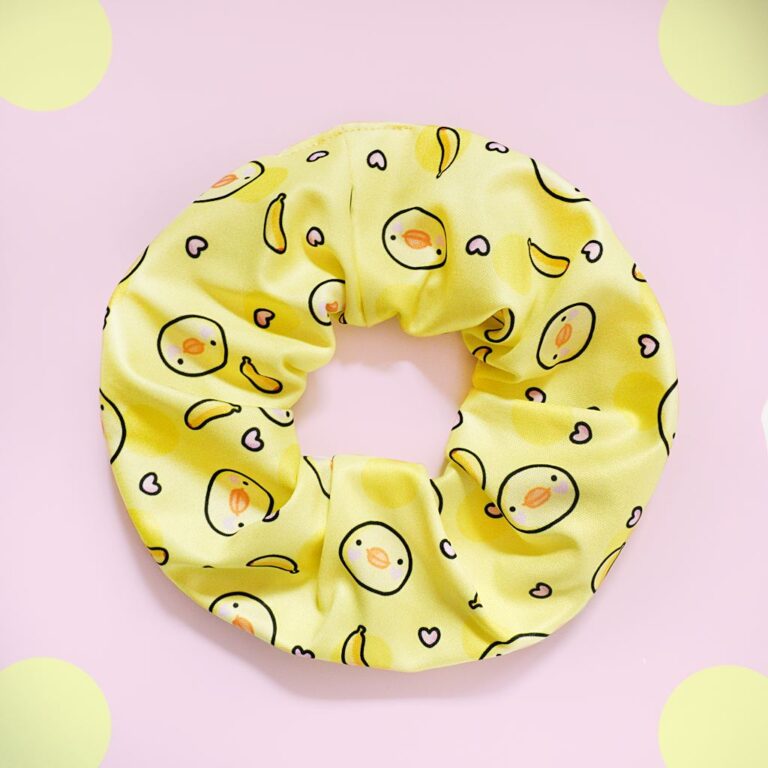Scrunchie Bananowe Kaczuchy