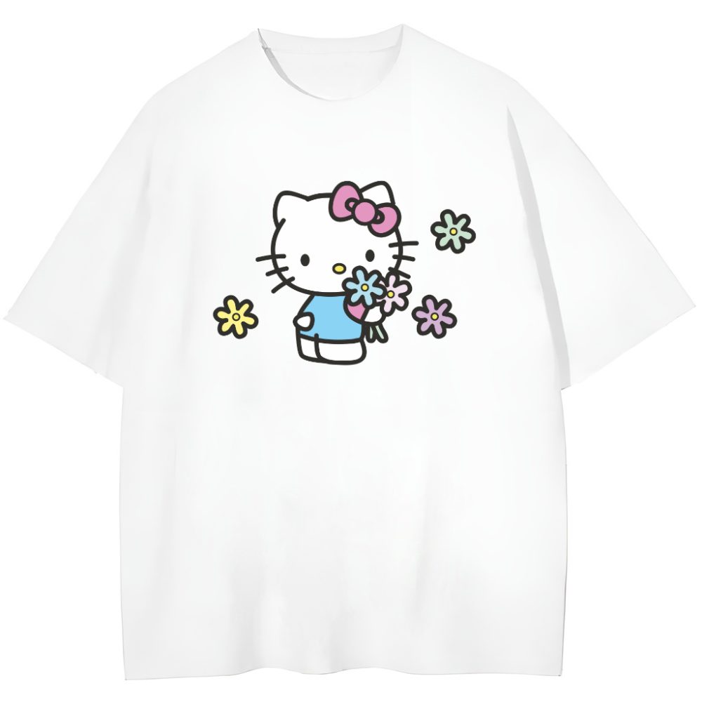 T-shirt Hello Kitty Flowers Wyprzedaż — zdjęcie 1