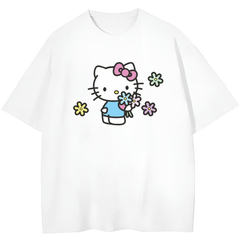 T-shirt Hello Kitty Flowers Wyprzedaż