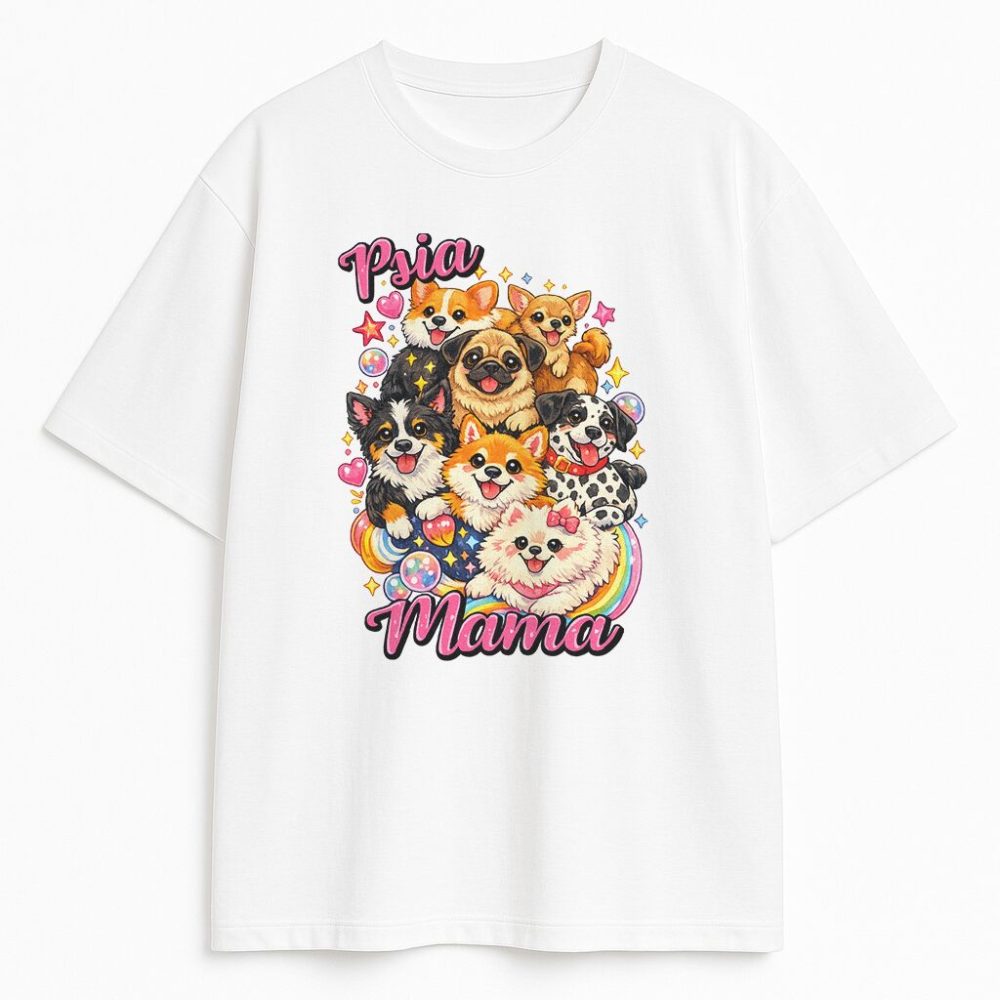 T-shirt Psia Mama — zdjęcie 2