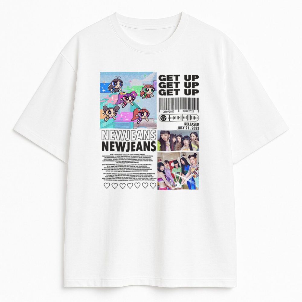 T-shirt NewJeans Powerpuff — zdjęcie 2