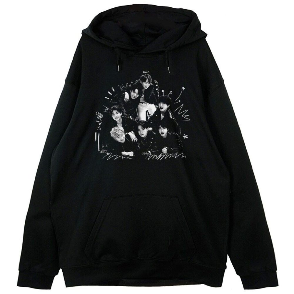 Bluza z kapturem BTS Bangtan Boys — zdjęcie 2