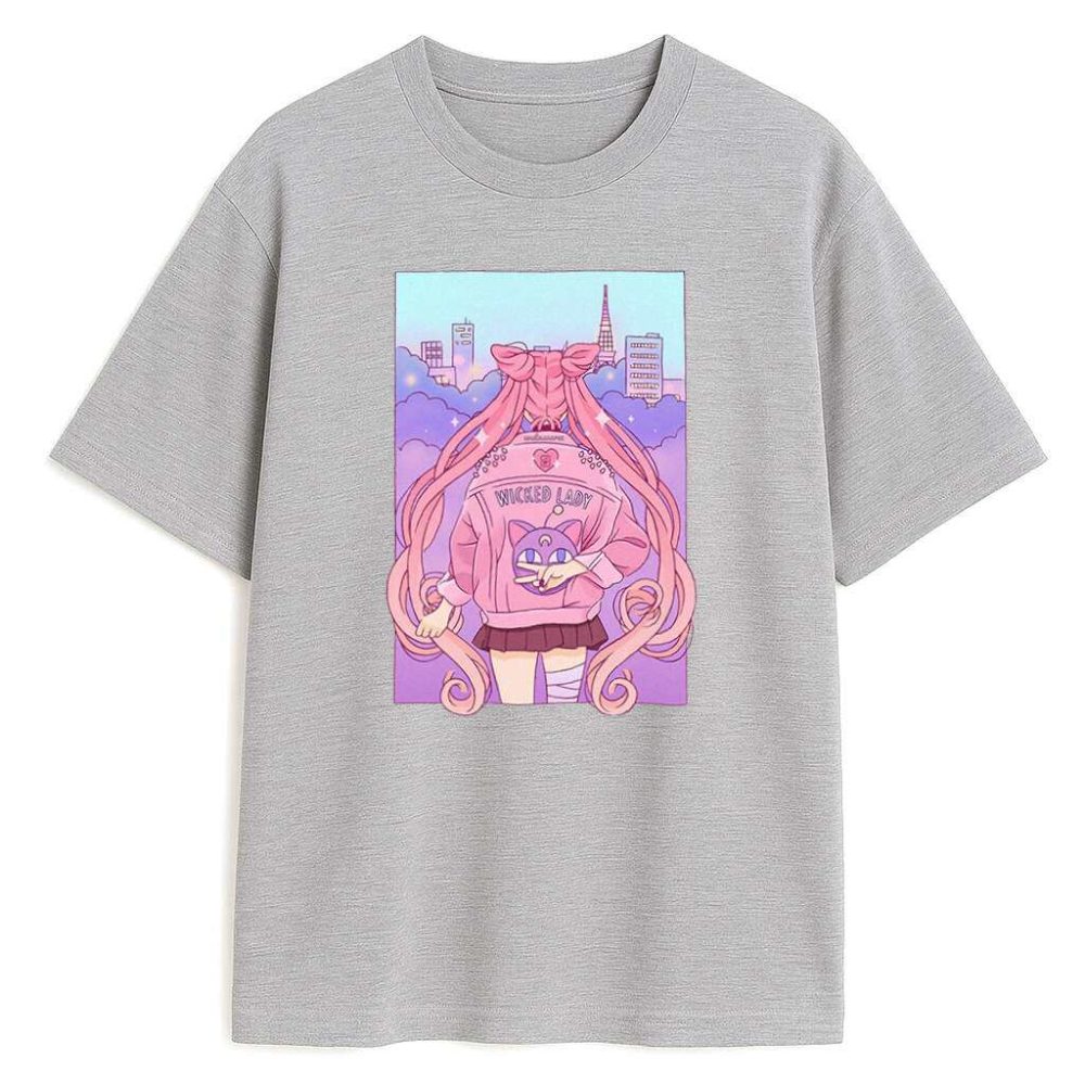 T-shirt Anime Girl — zdjęcie 2
