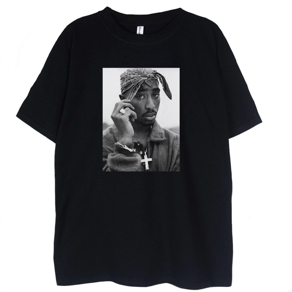 T-shirt Tupac Photo — zdjęcie 1