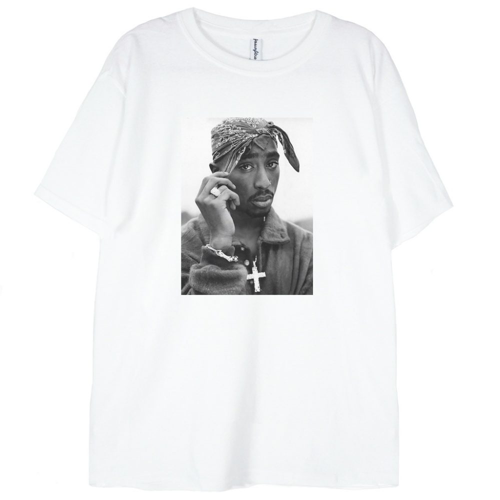 T-shirt Tupac Photo — zdjęcie 2