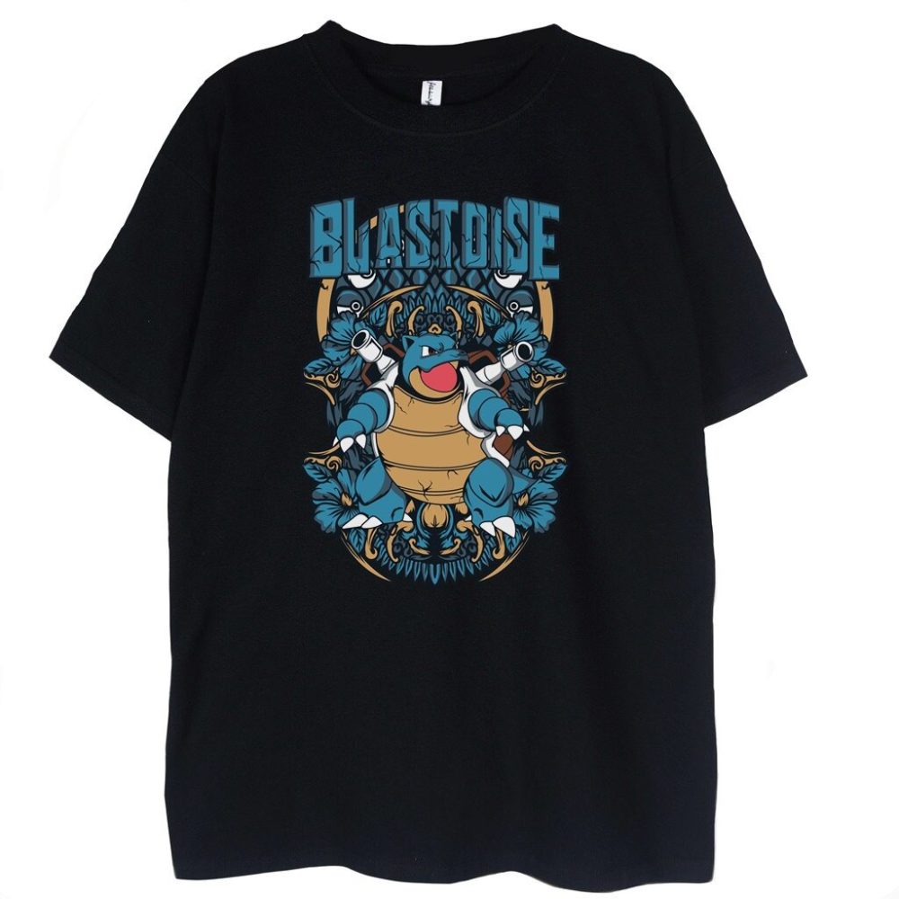 T-shirt Blastoise Pokemon — zdjęcie 3