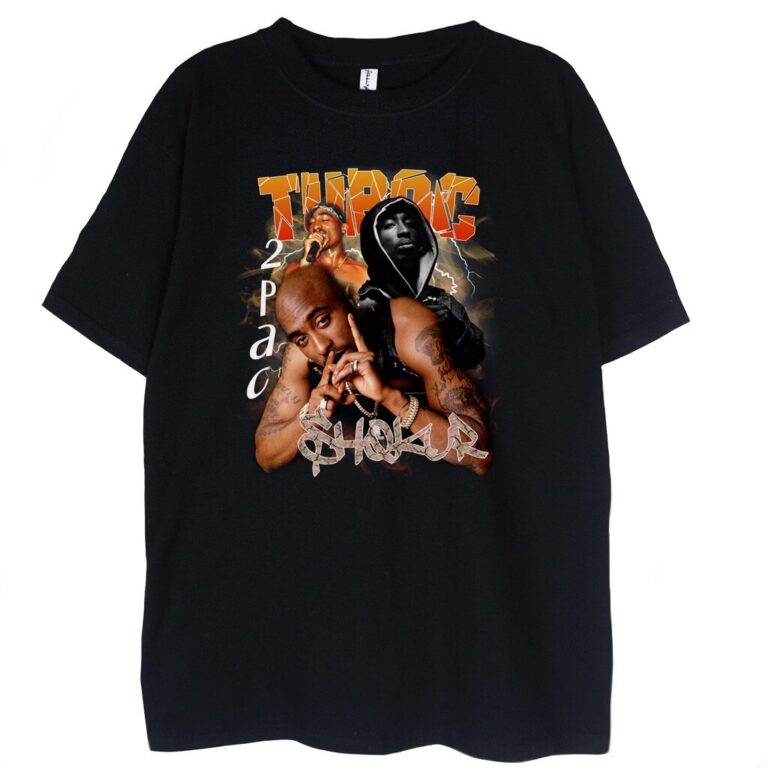 T-shirt Tupac Bootleg Vintage