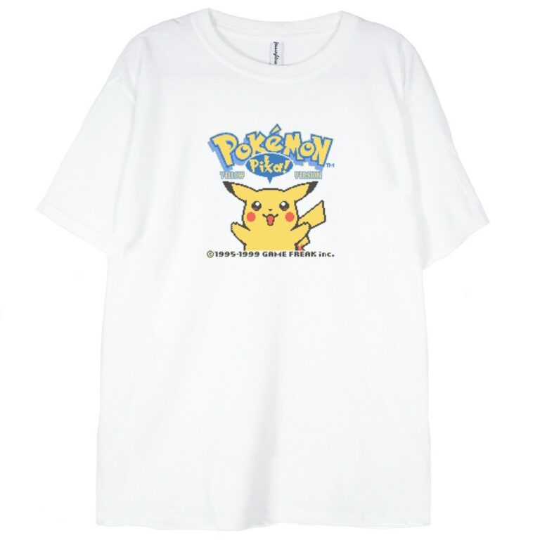 T-shirt Pikachu Yellow Version Pokemon