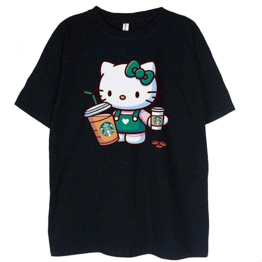 T-shirt Hello Kitty Coffee — zdjęcie 1