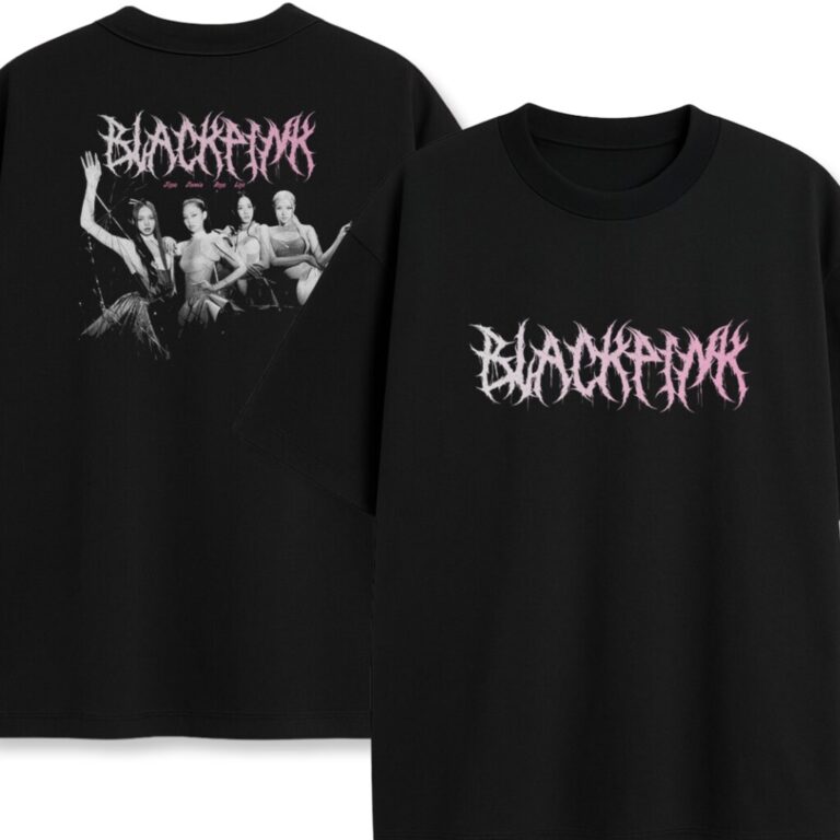 T-shirt dwustronny Blackpink Goth