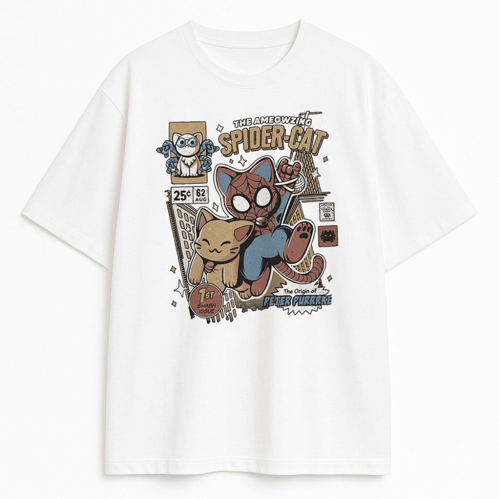 T-shirt SpiderCat — zdjęcie 3