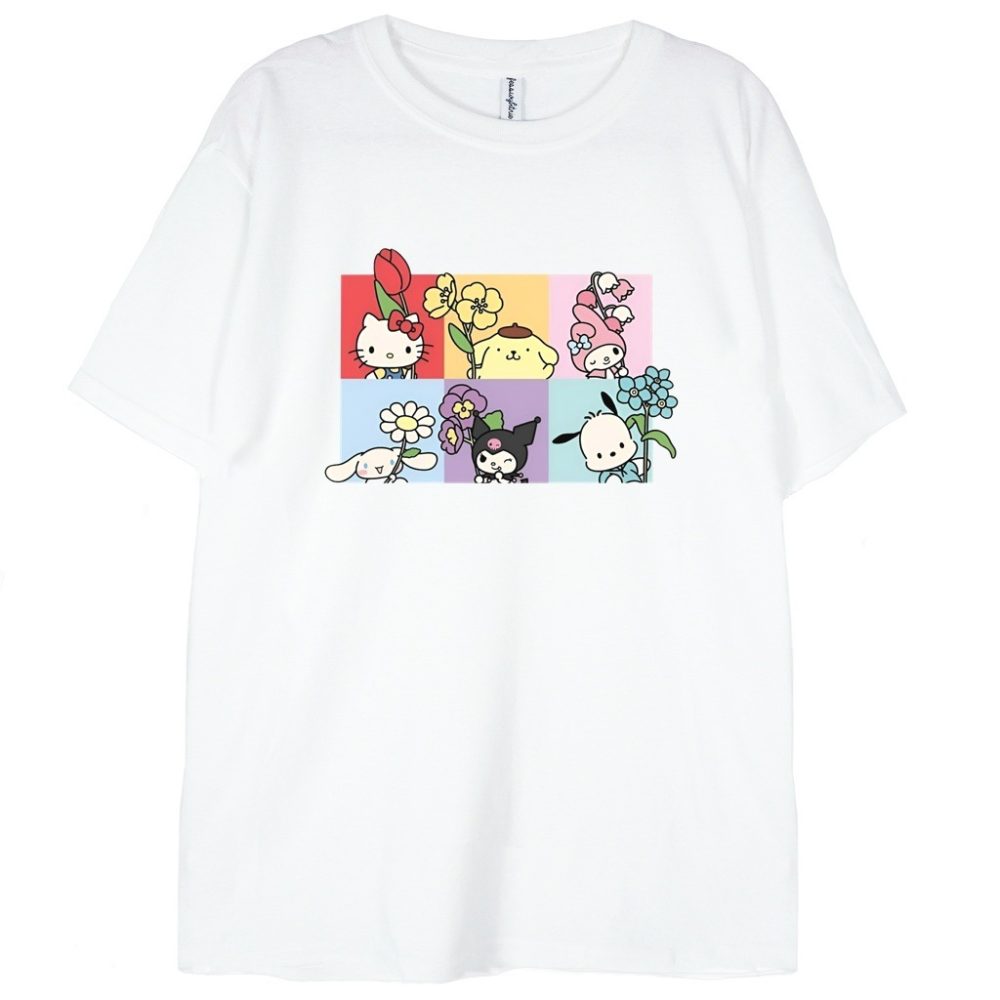 T-shirt Sanrio Flowers — zdjęcie 3