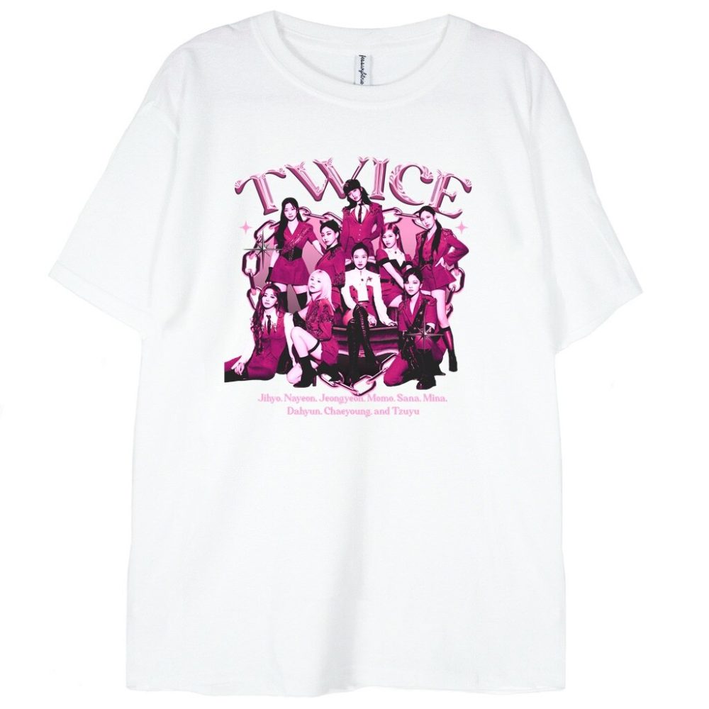 T-shirt Twice Pink — zdjęcie 2