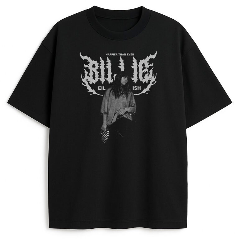 T-shirt Billie Eilish Happier Than Ever