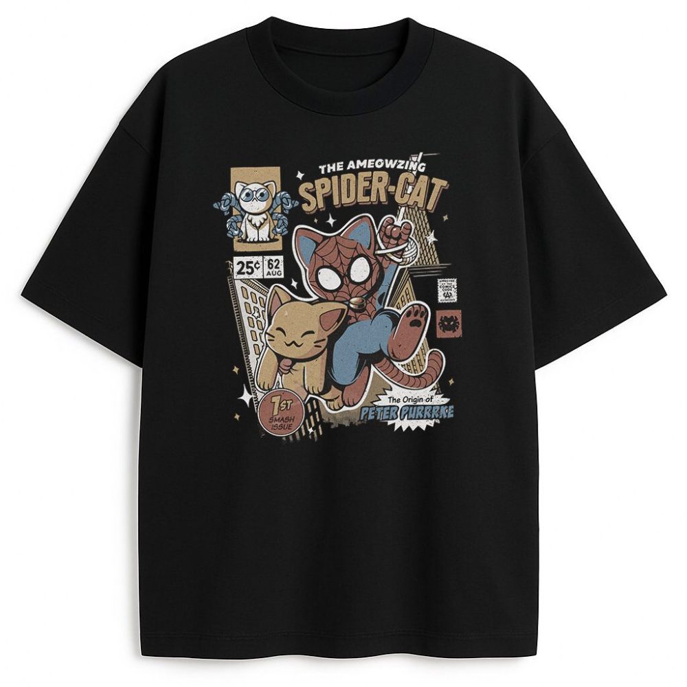T-shirt SpiderCat — zdjęcie 2