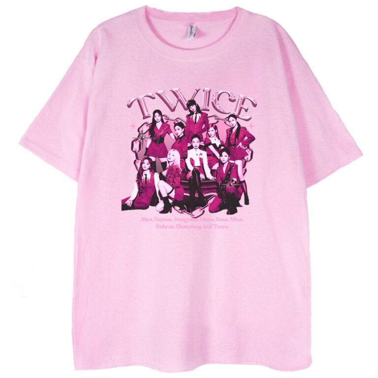 T-shirt Twice Pink