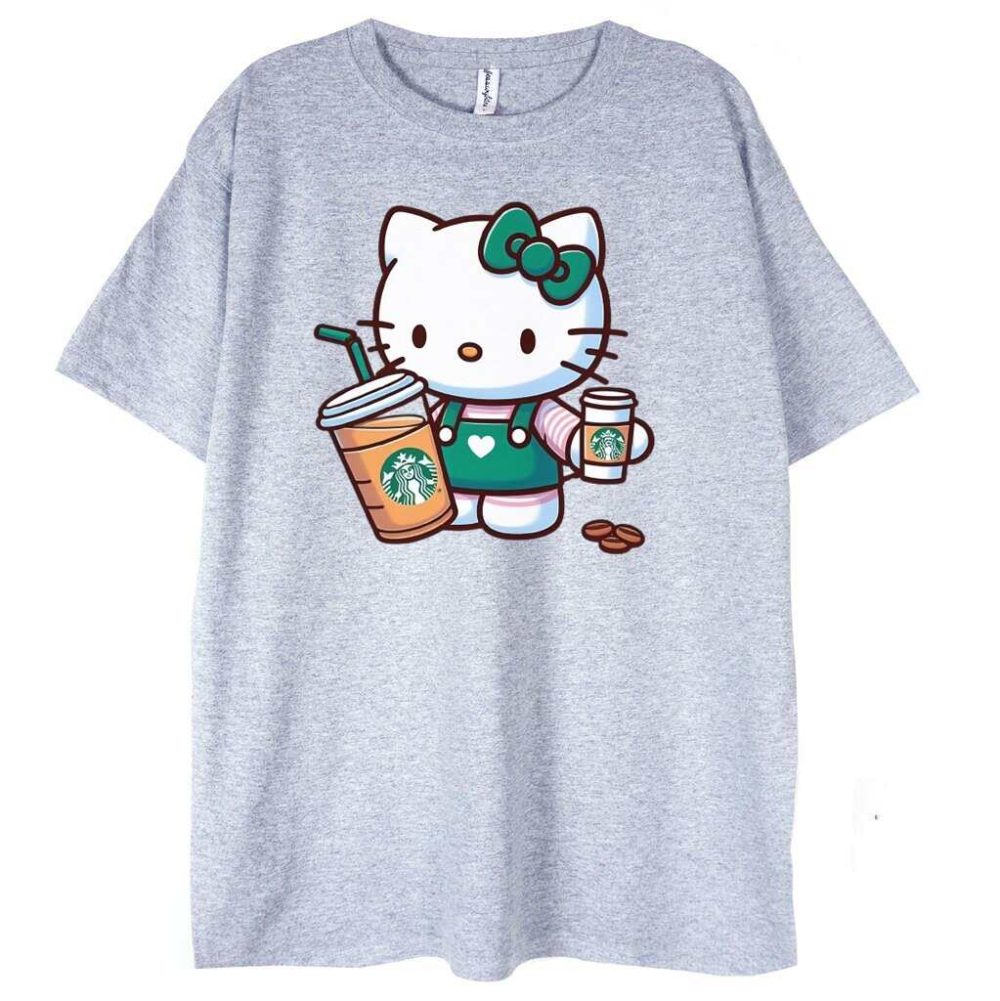 T-shirt Hello Kitty Coffee — zdjęcie 4