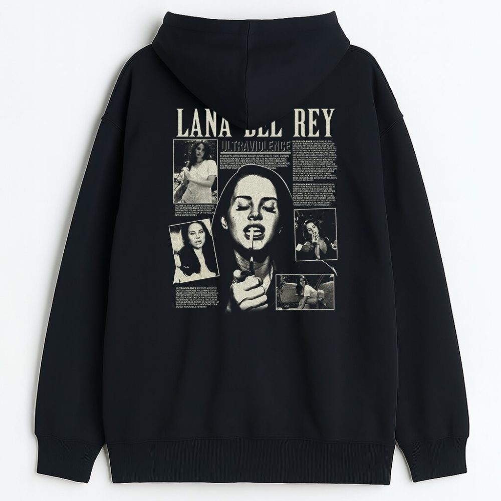 Dwustronna bluza z kapturem Lana Del Rey Ultraviolence — zdjęcie 3