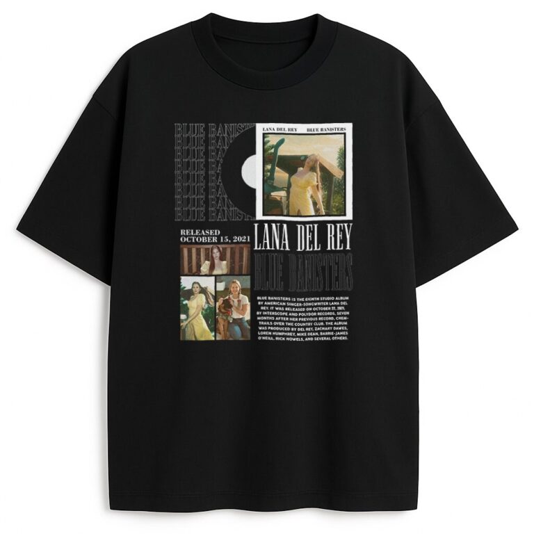 T-shirt Lana Del Rey Blue Banister
