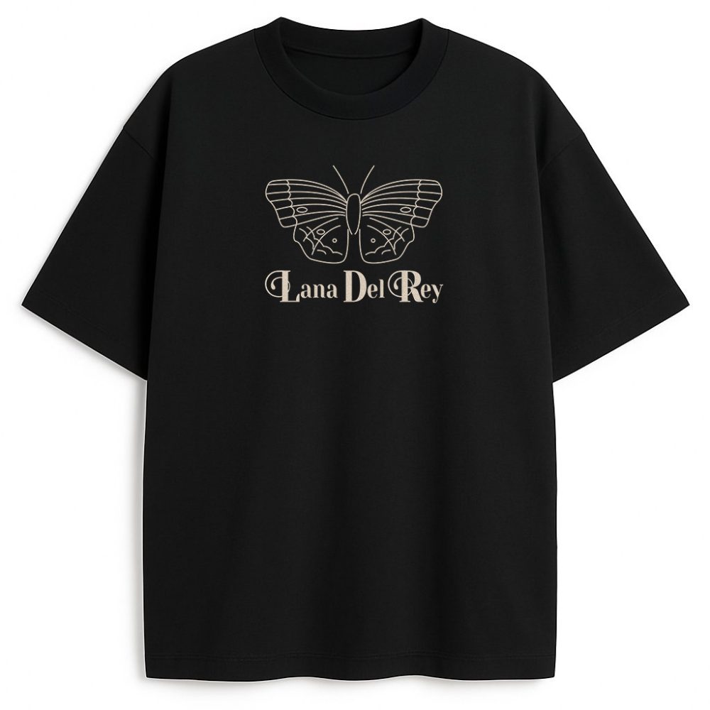 T-shirt dwustronny Lana Del Rey Happiness Is a Butterfly — zdjęcie 2