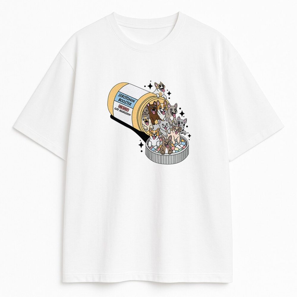 T-shirt Dog Pills — zdjęcie 2