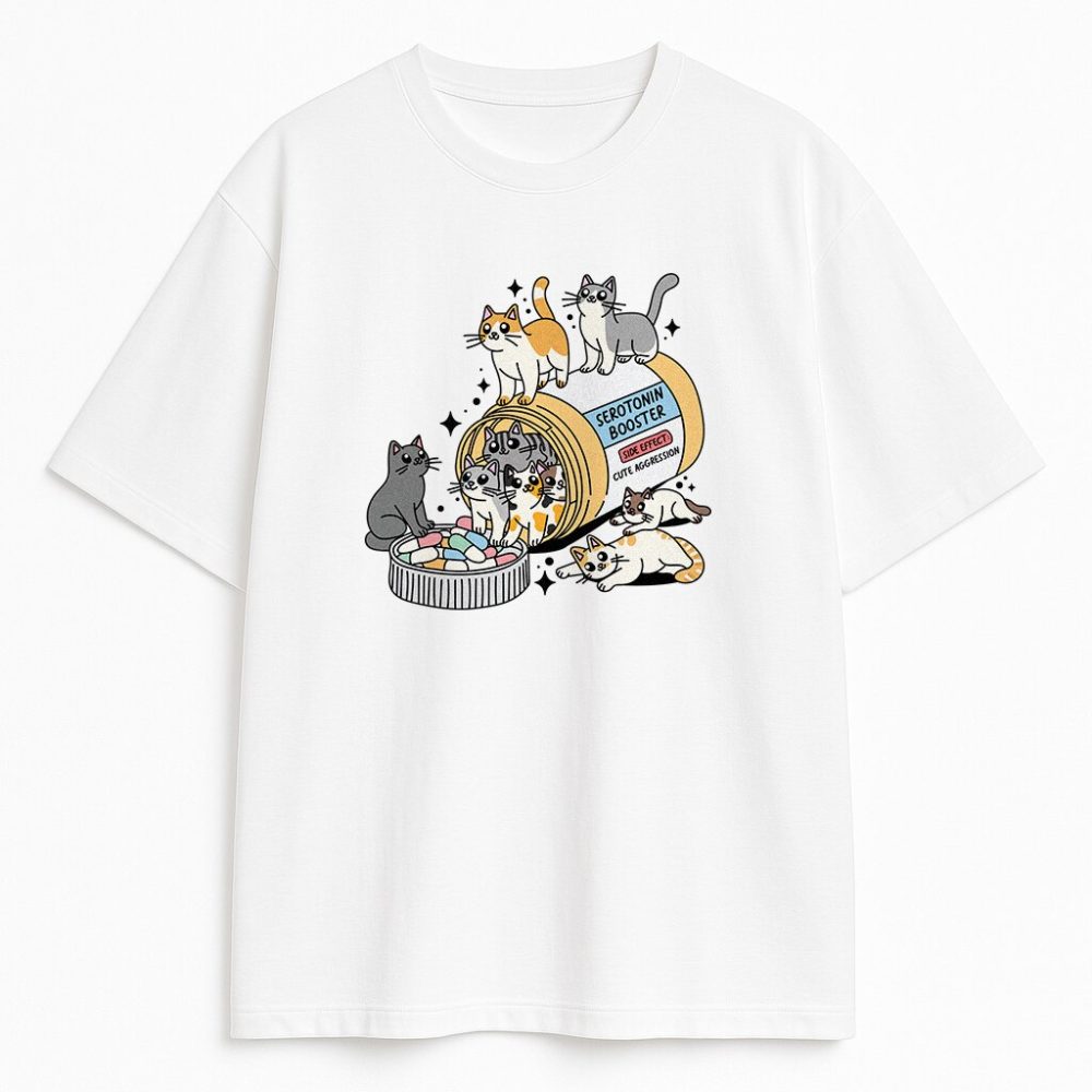 T-shirt Cat Pills — zdjęcie 3