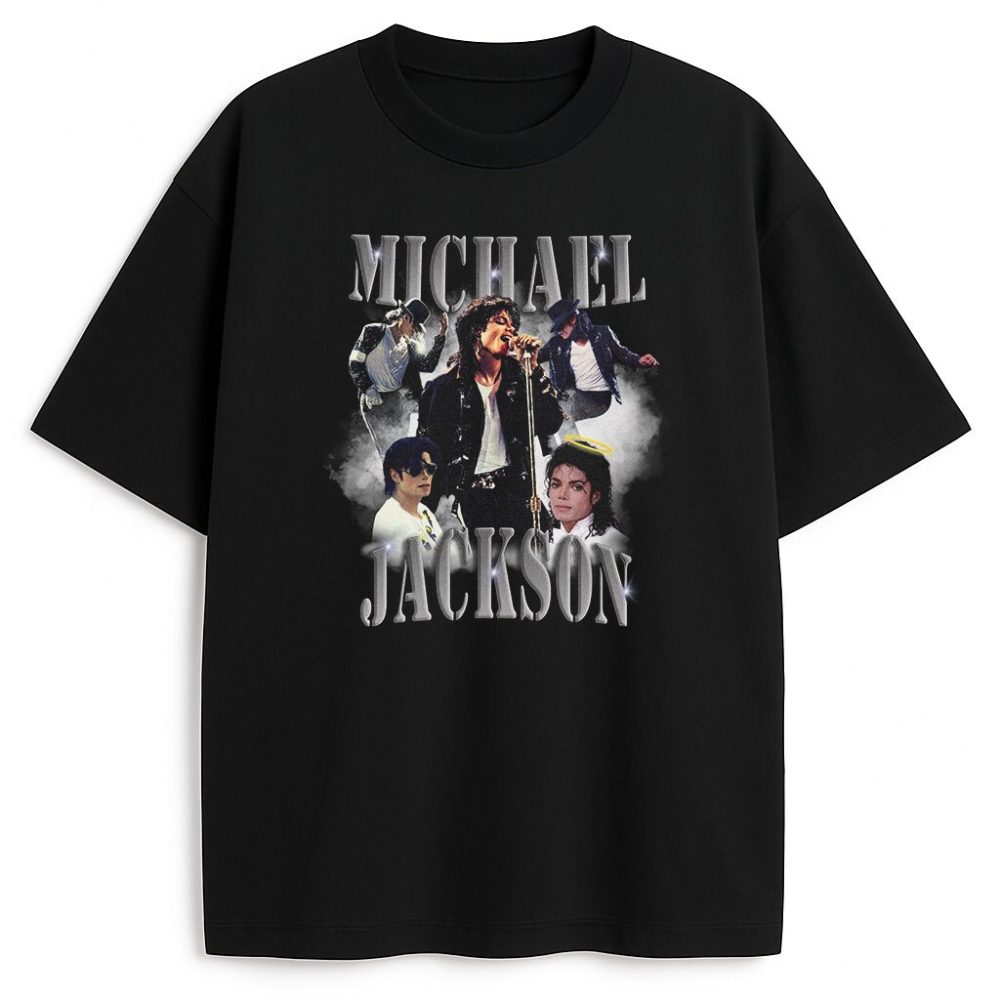 T-shirt Michael Jackson Black or White — zdjęcie 2