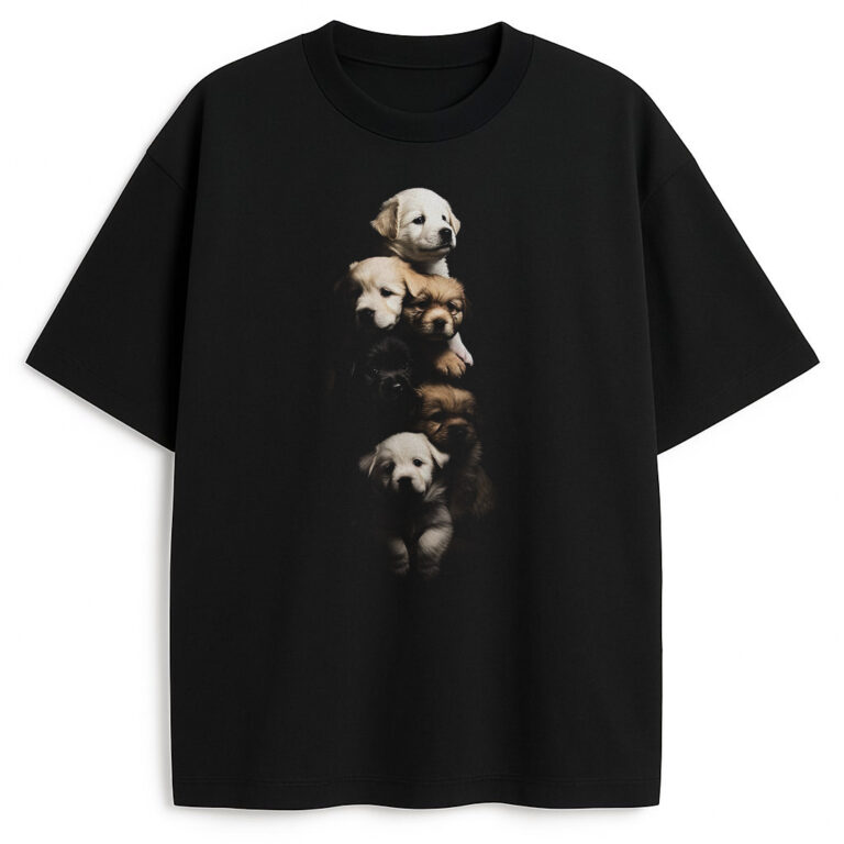 T-shirt Pieski