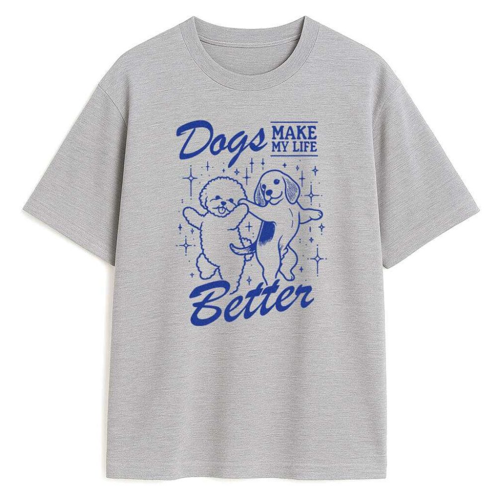 T-shirt Dogs Make My Life Better — zdjęcie 1