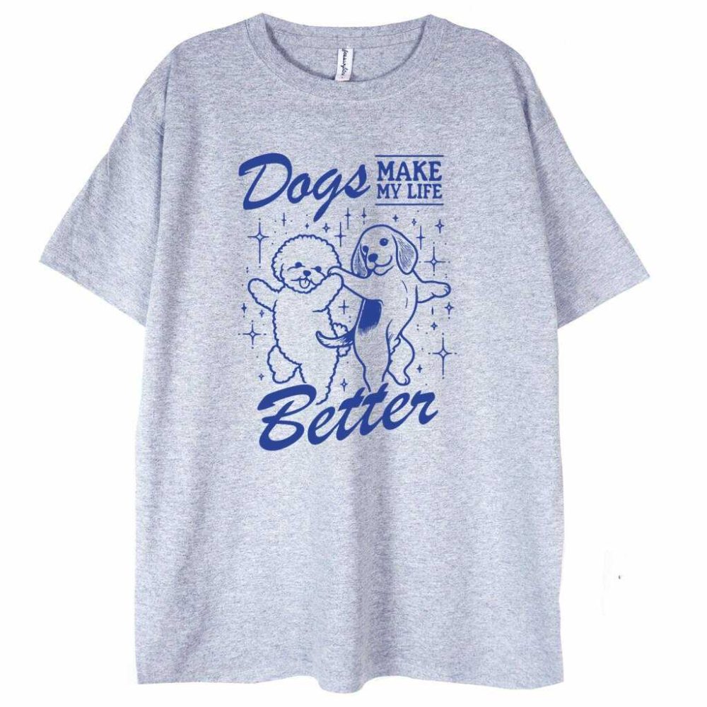T-shirt Dogs Make My Life Better — zdjęcie 6