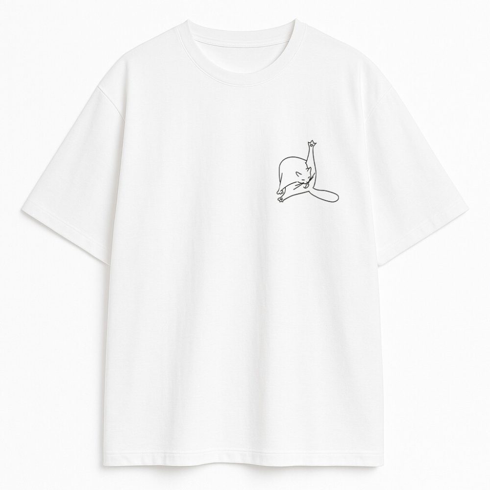 T-shirt Cat Yoga — zdjęcie 1