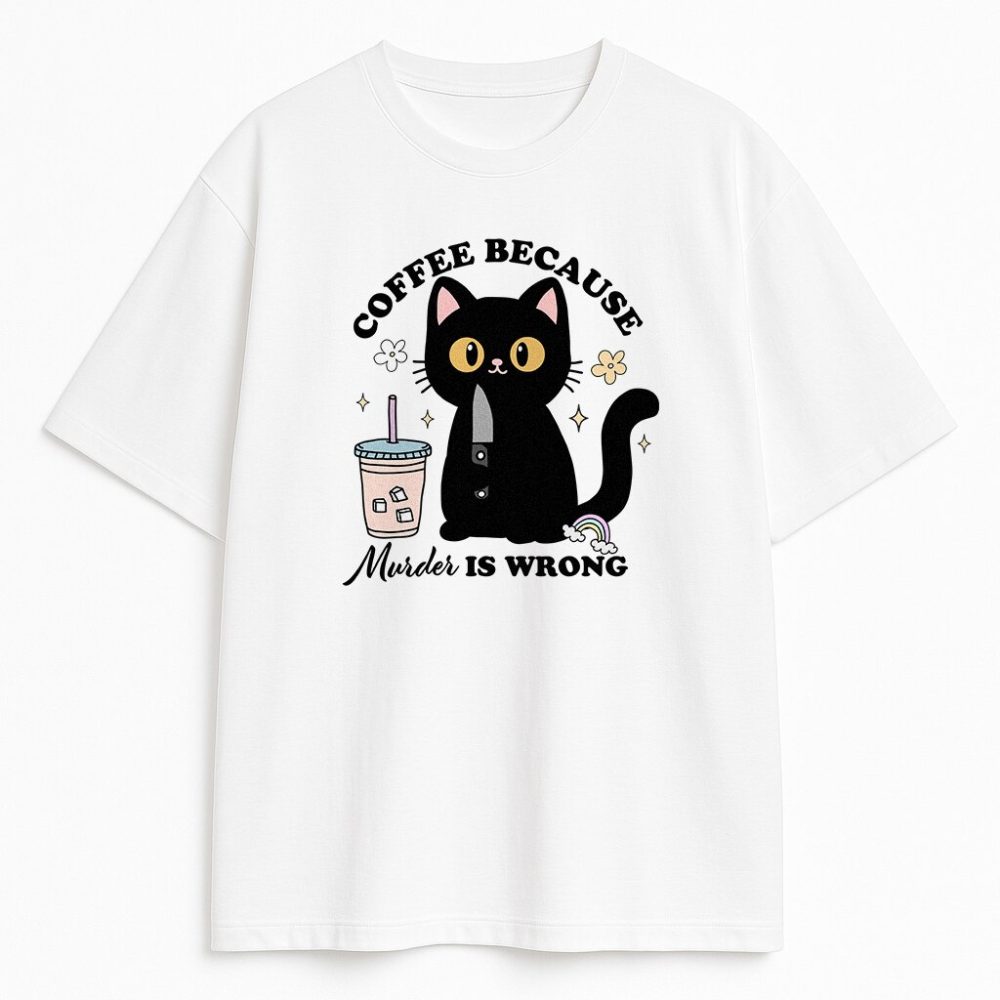 T-shirt Coffee Murder — zdjęcie 2